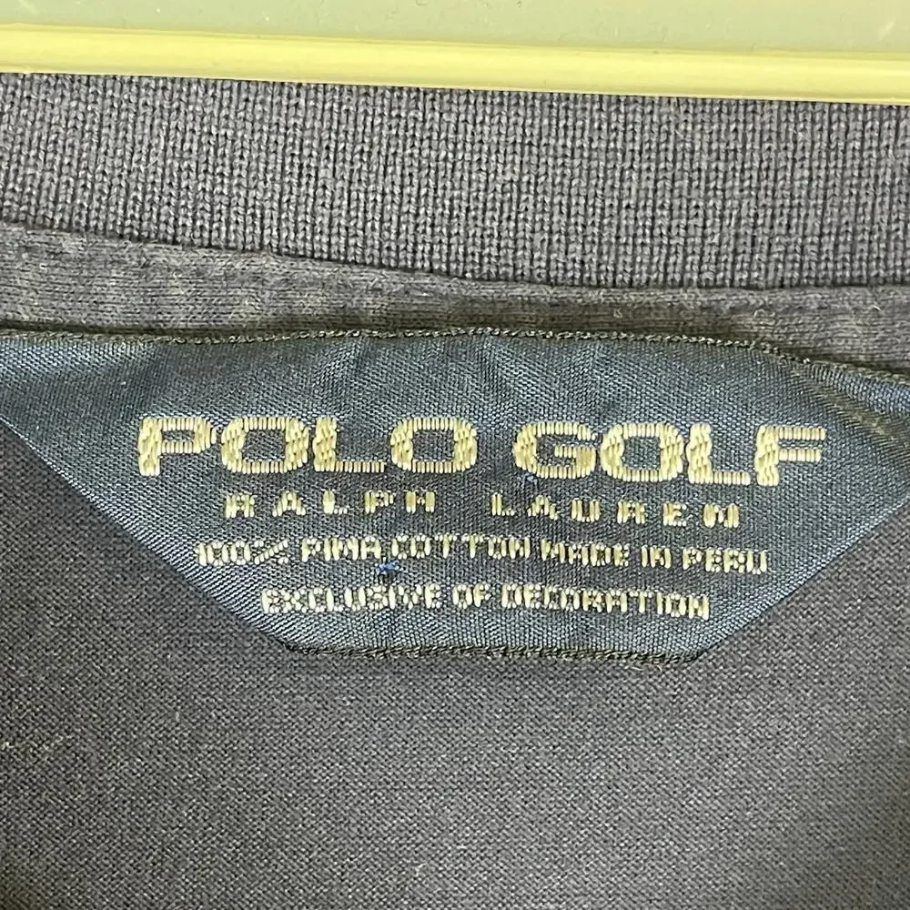 Polo Ralph Lauren Golf Polo Shirt Mens XL Blue Embroidered Big Pony Short Sleeve